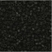 Miyuki delica Perlen 11/0 - Opaque matte black DB-310 